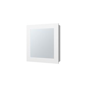 Armadietto Portamedicinali Payson in Melamina Bianca con Specchio Incluso, Prodotto per Vanità da Bagno - Product Image 2