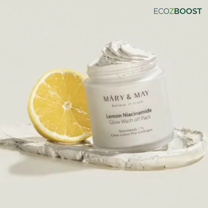 [Mary & May] Lemon Niacinamide Glow Wash off Pack 125g-Venta al por mayor de cosméticos de Corea - Product Image 2