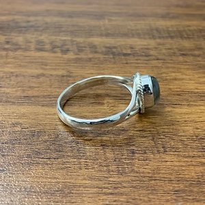 Handmade 925 Sterling Silver Unisex <b>Labradorite</b> <b>Ring</b> (3.0 Grams) Trendy Fashion <b>Rings</b> Gift Jewelry - Product Image 3