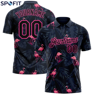 2023 New Design Sublimation Polo Shirts Digital Printed Plus Over Size Polo Shirts for Unisex - Product Image 4