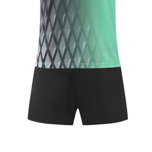 Conjunto de Uniforme Deportivo de Moda de Primera Calidad, Impreso, para Atletismo, MOQ Bajo de 20 Conjuntos, Material 100% Poliéster de Secado Rápido, Logotipo Personalizado - Product Image 4