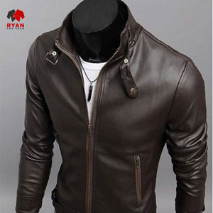 Veste en cuir sur mesure Ryan Pro Gear pour hommes avec logo personnalisé, design ODM, col à capuche - Product Image 6