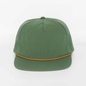 Vietnam <b>Hat</b> Manufacturer Custom Logo 5 Panel Baseball <b>Hat</b> Hole Drilled Perforated Golf <b>Hat</b> <b>Waterproof</b> Sport Cap - Product Image 1