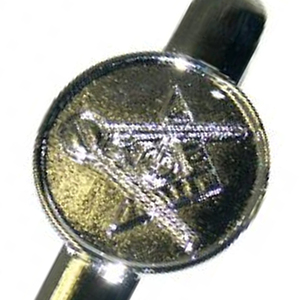 Pince à cravate maçonnique avec équerre et compas, accessoire de la Fraternité des Francs-Maçons, design élégant pour homme, idée cadeau pour membre de la loge - Product Image 6