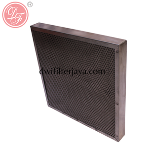 Filtre en maille métallique expansée en acier inoxydable, résistant à la chaleur, adapté aux cabines de peinture et lavable - Product Image 3
