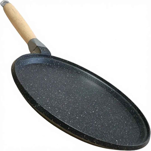 Plato para Calentar Comida (Sizzler) de Hierro Fundido Pre-Sazonado con Base de Madera y 2 Tazones para Salsas, Plato para Servir Filetes, Juego de Vajilla para Restaurante - Product Image 3