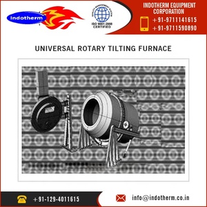 Fourneau à creuset en aluminium à bascule hydraulique Indotherm, nouveau, à gaz naturel, haute production, température précise - Product Image 5