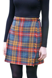Kilt de mariage pour homme, moderne, hybride, en tartan, noir, en coton, rouge, motif Royal Stewart, plissé, avec poches croisées, haute qualité, en stock - Product Image 3