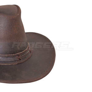 Mens Vintage Cowboy <b>Hats</b> Genuine Leather New Arrival Custom Logo Outdoor Travel Fashion Ranch Headwear <b>Western</b> <b>Hats</b> - Product Image 3