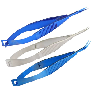 Ciseaux de précision pour chirurgie ophtalmique, pour procédures de capsulotomie, conception de lame fine, équipement médical en acier inoxydable, durable - Product Image 1