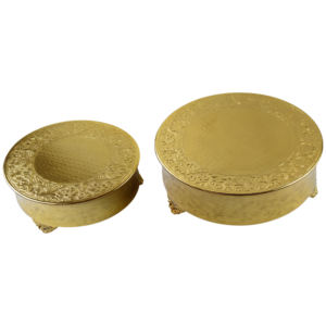 Royal <b>Cake</b> <b>Stand</b> Best Gold Plated Finishing Handmade Design Home Restaurant and Party Decor Food <b>Stand</b> - Product Image 2