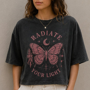 T-shirt pour femme, coupe ample, 100% coton, absorbant l'humidité, respirant, t-shirt d'été - Product Image 3