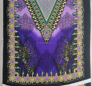 ชุดคาฟตันผ้าไหมพิมพ์ลายทำมือ คอวี แห้งเร็ว 1 ชิ้น ผลิตในอินเดีย สำหรับใส่ไปชายหาด - Product Image 2