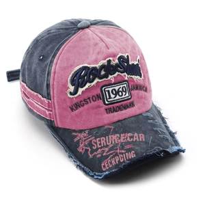 Lomardo Original 01 Embroidered Denim Baseball <b>Cap</b> Vintage Washed Adjustable Unisex Adult 6-Panel <b>Hat</b> - Product Image 4