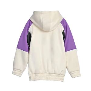 Sweat à capuche unisexe personnalisé de haute qualité avec demi fermeture éclair Patchwork de grande taille et motif doublé sur les manches Sweat à capuche pénal - Product Image 2