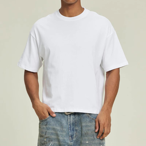 เสื้อยืดผู้ชายทรงสลิมฟิตแบบใหม่ ขายส่ง ล้างสีแบบแอซิดวอช คอกลม แขนสั้น ล้างสีแบบสโตนวอช มีโลโก้ด้านหน้า มีหลายขนาดให้เลือก - Product Image 2