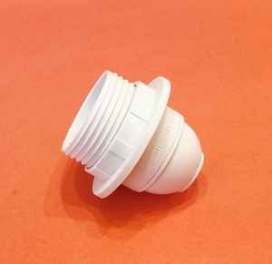 Support de lampe E27 noir certifié CE, avec vis à filetage complet et filetage plastique - Offre Spéciale - Product Image 1