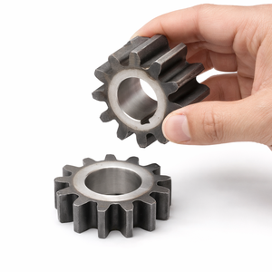 เฟืองฟันตรง 10 ฟัน เหล็กฟอร์จ มาตรฐาน ISO ระยะพิทช์โซ่ 12.7 มม. เส้นผ่านศูนย์กลางรู 10 มม. - Product Image 4