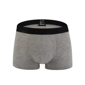 Calzoncillos bóxer de algodón para hombre, de color sólido, suaves, cómodos, ecológicos, proveedor OEM, ropa interior al por mayor. - Product Image 6