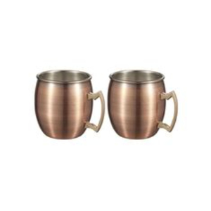Taza de cobre martillado con acabado antiguo, apta para alimentos, con revestimiento, para Moscow Mule, con beneficios para la salud, artículos de lujo para bar en casa - Product Image 1