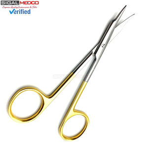 Tijeras de Tenotomía Stevens Curvas de 11 cm, de Carburo de Tungsteno y Acero Inoxidable, Tijeras Quirúrgicas Manuales de Precisión para Tejidos, Certificadas por la CE - Product Image 5