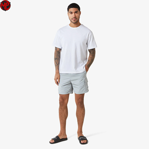 Pantalones Cortos Casuales de Secado Rápido para Hombre, Cintura Media, con Bolsillos, Tejidos, Tipo Bermuda, para Uso Diario al Aire Libre, Estilo Cargo - Product Image 2