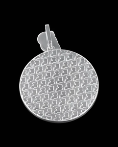 Pendentif personnalisé en moissanite VVS taille ronde, bijoux de luxe hip-hop en argent 925, pendentif unisexe moderne et tendance - Product Image 3