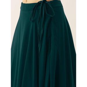Ropa de fiesta Georgette verde seductora Lehenga con Choli bordado - Product Image 1