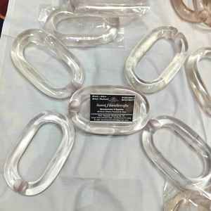 โซ่เรซิ่นใสหลากสีขนาดใหญ่ เป็นมิตรกับสิ่งแวดล้อม ทำด้วยมือ สำหรับตกแต่งผนัง งาน DIY ฉากกั้นห้อง - Product Image 4