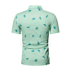 Polos en tissu flexible pour hommes avec propriétés anti-humidité pour les voyages, les tenues décontractées et le confort quotidien - Product Image 2
