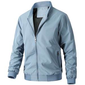Chaqueta Bomber de Diseño Único para Hombre, Color Personalizado, Cuello con Botones, Estilo Urbano, Abrigo Cálido para Invierno - Product Image 2