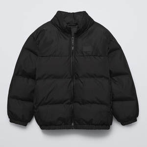 Nouvelle arrivée, veste de baseball matelassée imperméable décontractée grande taille, fermeture éclair, logo personnalisé, veste d'hiver en coton rembourré pour hommes - Product Image 1