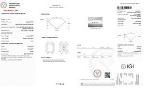 เพชรทรงเรเดียนท์ 2.00 กะรัต ผลิตในห้องปฏิบัติการด้วยวิธี CVD พร้อมใบรับรอง IGI สีฟ้าสดใสแฟนซี ความสะอาดระดับ VS2 สำหรับเครื่องประดับที่มีเอกลักษณ์ - Product Image 2