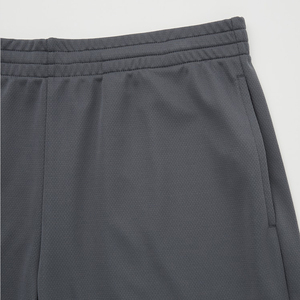 <b>Men's</b> V-Neck Color Blocking <b>T</b>-<b>Shirt</b> Set Quick Dry Knitted Polyester Cotton Casual Summer <b>Shorts</b> Gray <b>and</b> Dark Gray - Product Image 3
