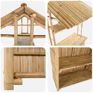 Comptoir de bar en bambou – Mobilier de bar en bambou naturel artisanal pour restaurant, hôtel et usage extérieur - Product Image 2