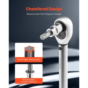 Set di 13 Bussole Torx in Acciaio Legato S2 Cr-V con Attacco da 1/4\", 3/8\", 1/2\" - T8-T60 Star - Prodotto Migliorato - Product Image 4