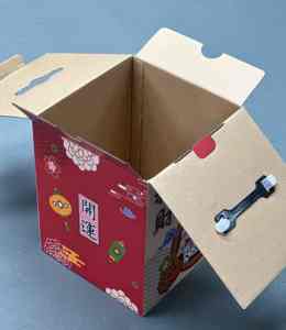 Boîte cadeau en carton ondulé personnalisée avec poignée pour cadeaux, souvenirs, promotion, exportation, OEM, ODM, fabricant direct du Vietnam - Product Image 6