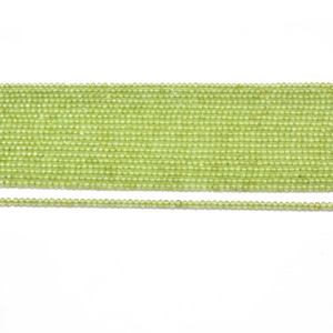 Peridoto AAA de 3 mm, Cuentas Redondas Microfacetadas, Peridoto Verde Natural, Piedras Preciosas Semipreciosas, Cuentas Sueltas para Fabricación de Joyas - Product Image 3