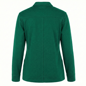 Blouse médicale sur mesure OEM pour hôpital, veste de maintien au chaud à boutons-pression, uniforme d'infirmière, chemise à manches longues avec col, blouses médicales en gros - Product Image 3
