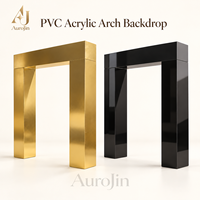 Support de Présentation Moderne en PVC Acrylique pour Arche de Mariage, Panneau Cannelé pour Fond de Scène, Idéal pour Événements et Fêtes
