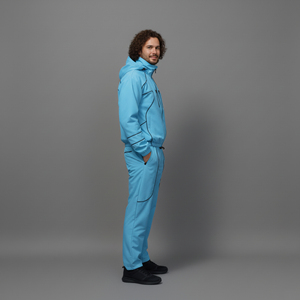 Ventes en gros de survêtements pour hommes de haute qualité, imprimés, coupe classique, fermeture éclair, avec bordure noire, vêtements décontractés, streetwear, 100% coton, ensemble 2 pièces - Product Image 2