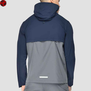 Conjunto Deportivo de Invierno para Hombre con Capucha, Cortavientos, Transpirable, de Secado Rápido, Ecológico, con Cremallera Completa, de Nailon - Product Image 4