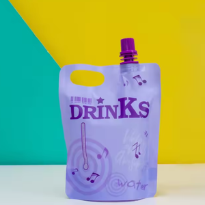 Envases de Plástico Flexibles para Productos Líquidos y Gelatinosos, Bolsa para Bebidas con Boquilla y Bolsa con Cierre Hermético - Product Image 6