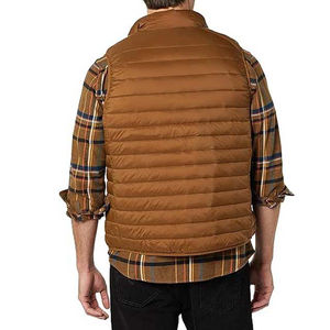 Chaquetas Acolchadas Personalizadas al por Mayor, Ropa para Hombre, Chaleco sin Mangas, Chaqueta Cortavientos Impermeable de Poliéster, Chaquetas Urbanas - Product Image 5