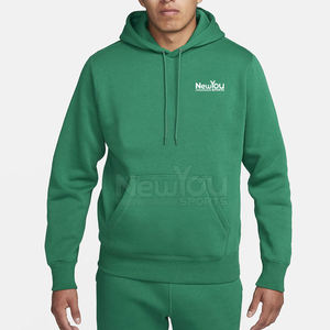 NEW YOU SPORTS เสื้อสเวตเชิ้ตมีฮู้ดสีเขียวสำหรับทั้งชายและหญิง แขนยาว สีพื้น ผ้าฝ้าย 100% น้ำหนักเบา สวมใส่สบาย - Product Image 3