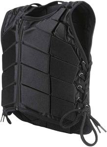 Chaleco de Equitación Unisex, Transpirable, de Neopreno, con Cierre de Cremallera, Equipo de Protección Ecuestre, Diseño sin Mangas, Color Negro Sólido, 2026 - Product Image 2