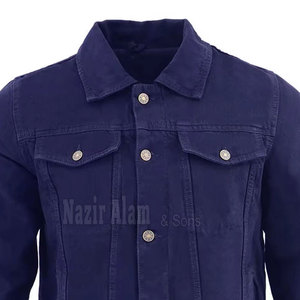 Premium <b>Jeans</b> Winter Jacket Designed For Men <b>Soft</b> Inner Warmth Trendy Streetwear Look Ideal For Winter Season Outfit - Product Image 4