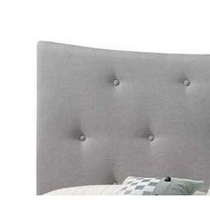 Letto Queen Size Venacha in Tessuto Grigio, Elegante Letto Imbottito per Comfort e Stile - Product Image 6