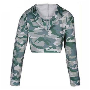 Apparelzest Trending Style Custom Silk Screen Printing Women's Crop <b>Top</b> Hoodie Polyester/Cotton <b>Winter</b> Most Selling Full Sleeve - Product Image 2