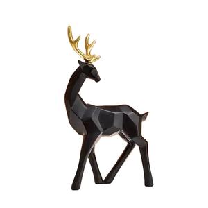 Pièce maîtresse élégante en métal de renne pour la décoration de table de salon et l'affichage intérieur de maison festive moderne - Product Image 1